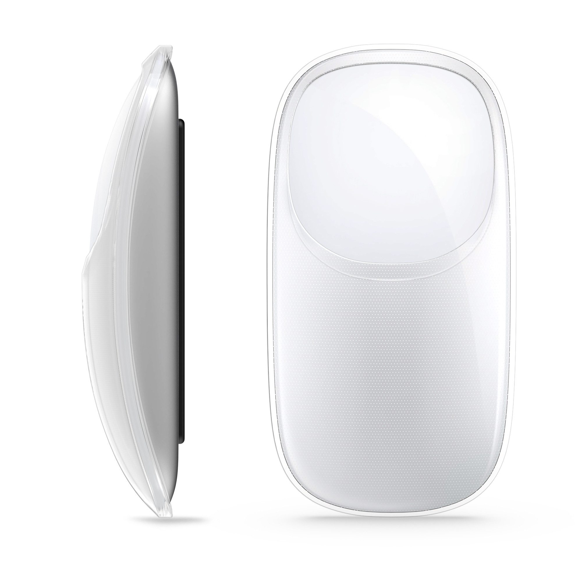 kwmobile Businesstasche TPU Schutzhülle für Apple Magic Mouse Hülle (1-tlg), PC Maus Cover aus rutschfestem TPU - Transparent
