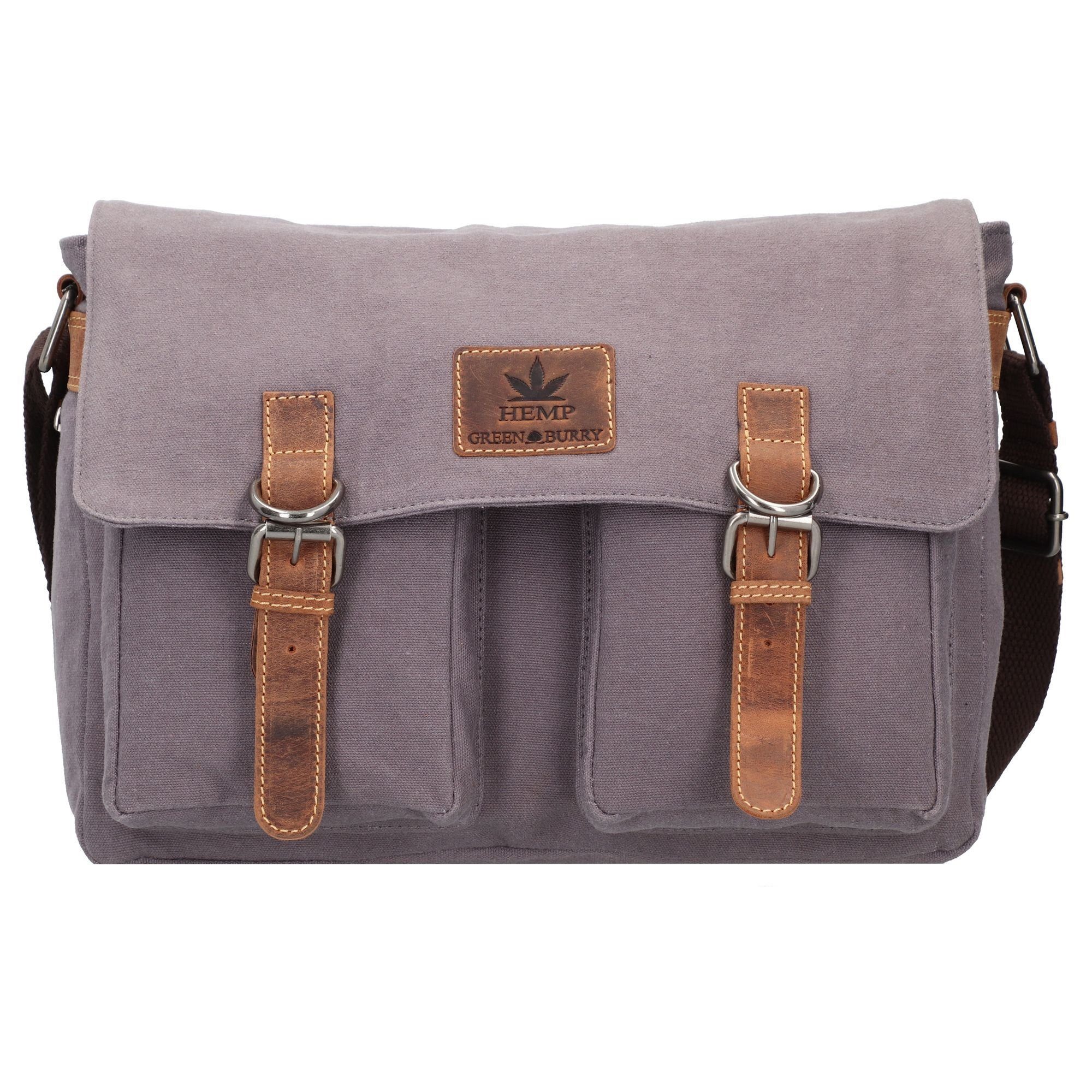 Greenburry Messenger Bag Vintage Hemp, Hanf günstig online kaufen