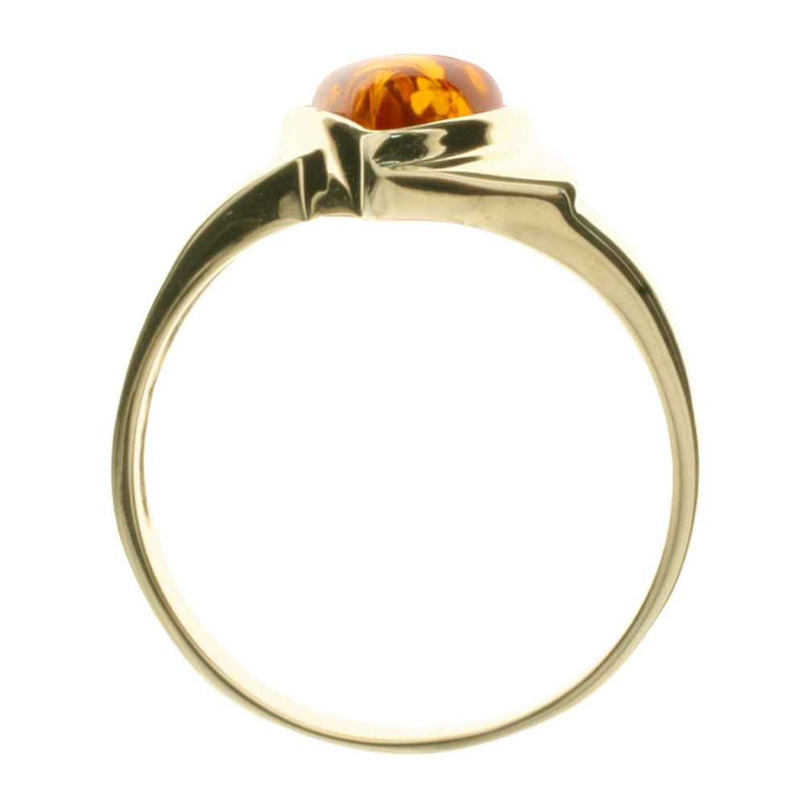 OSTSEE-SCHMUCK Goldring - Malou - Gold 333/000 - Bernstein (1-tlg)