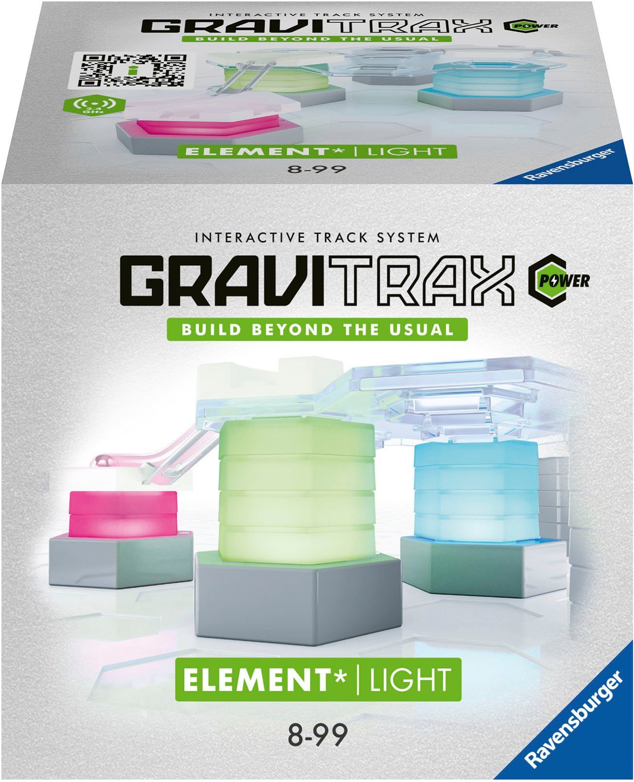 Ravensburger Kugelbahn-Bausatz GraviTrax POWER Element Light, Made in Europe