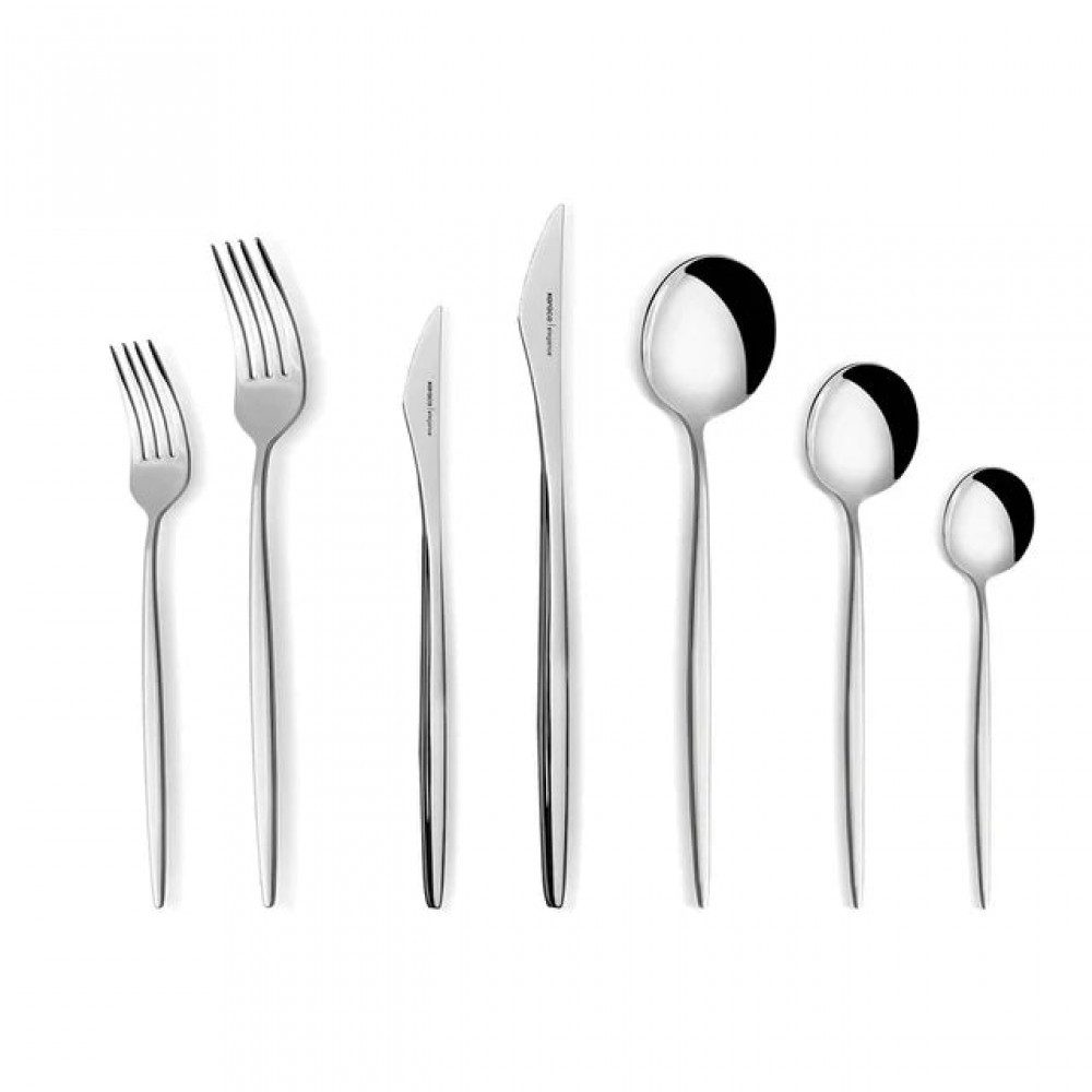 Karaca Besteck-Set Karaca New Porto Platin Besteckset für 12 Personen 84teilig Edelstahl, 12 Personen