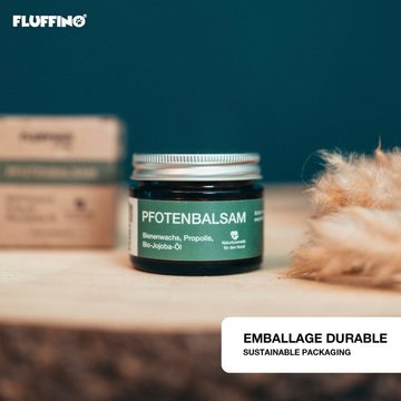 FLUFFINO® Pfotenschutz Pfotenbalsam - 50ml - 100% natürlicher Pfotenschutz, (1-tlg)