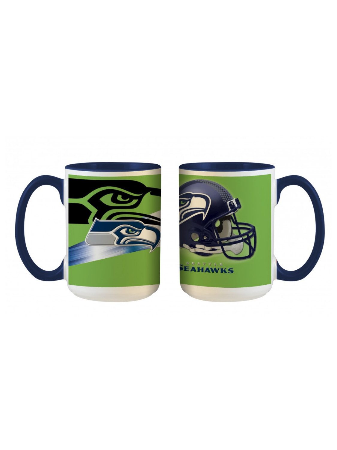 Seattle Seahawks Becher Seattle Seahawks 3D Inner Color Mug 445ml, Keramik