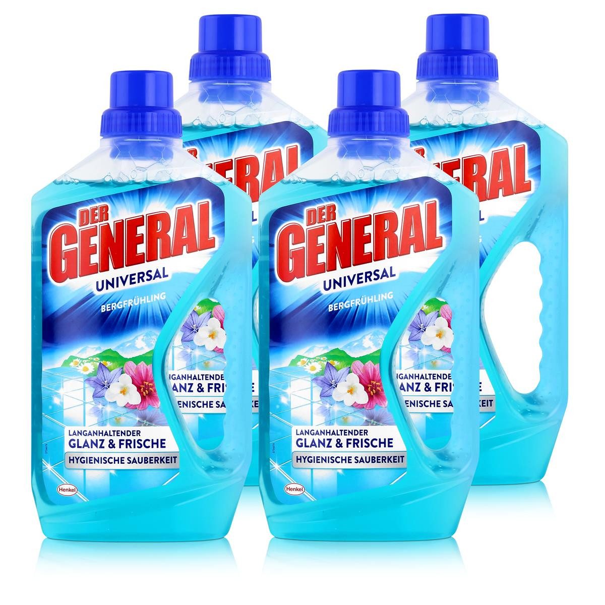 Der General Universal Bergfrühling 750ml Allzweckreiniger (4er Pack) Allzweckreiniger