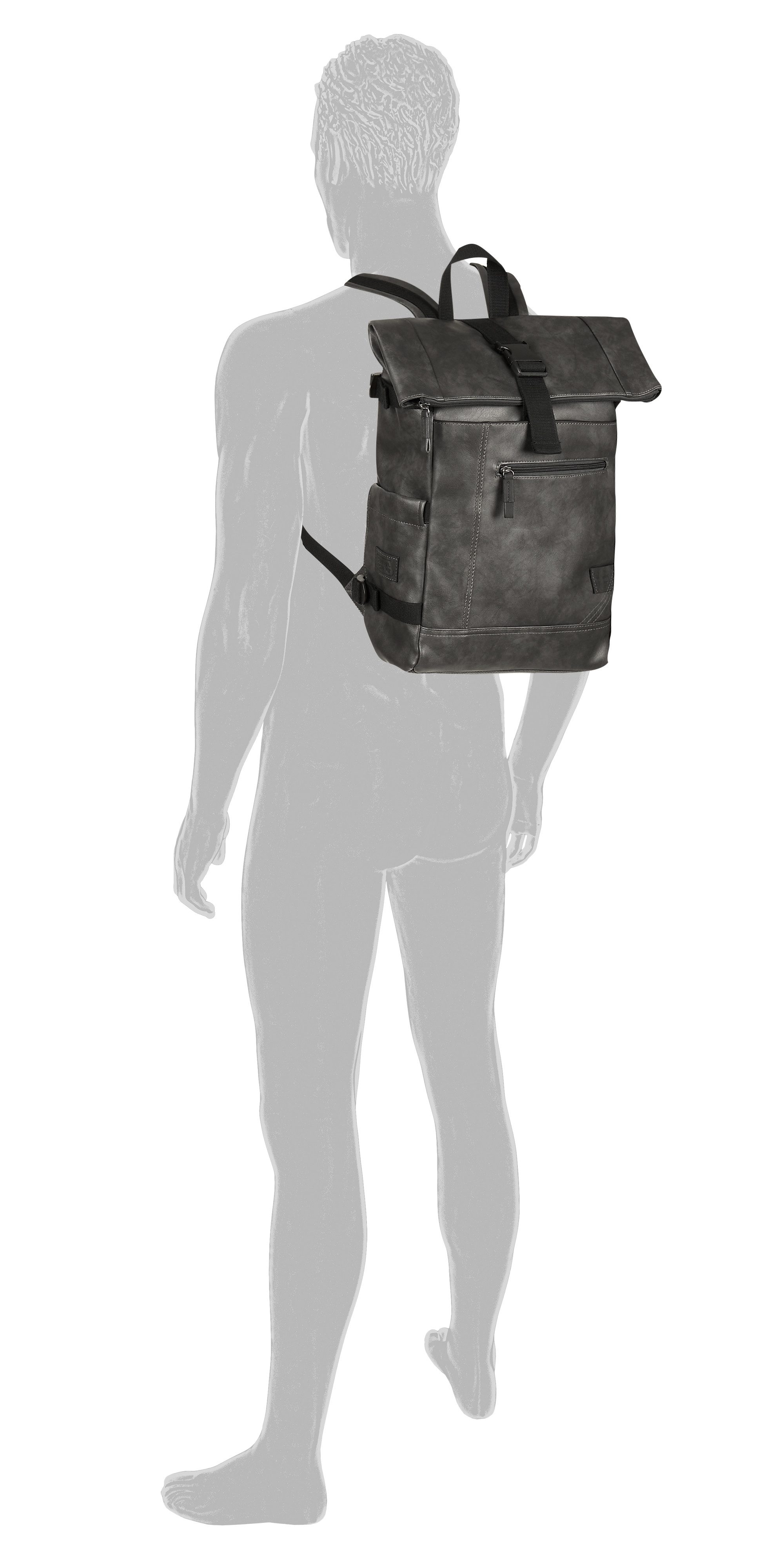 camel active Rucksack Laos, praktisch funktionaler Alltagsbegleiter mit vielen sportlichen Details