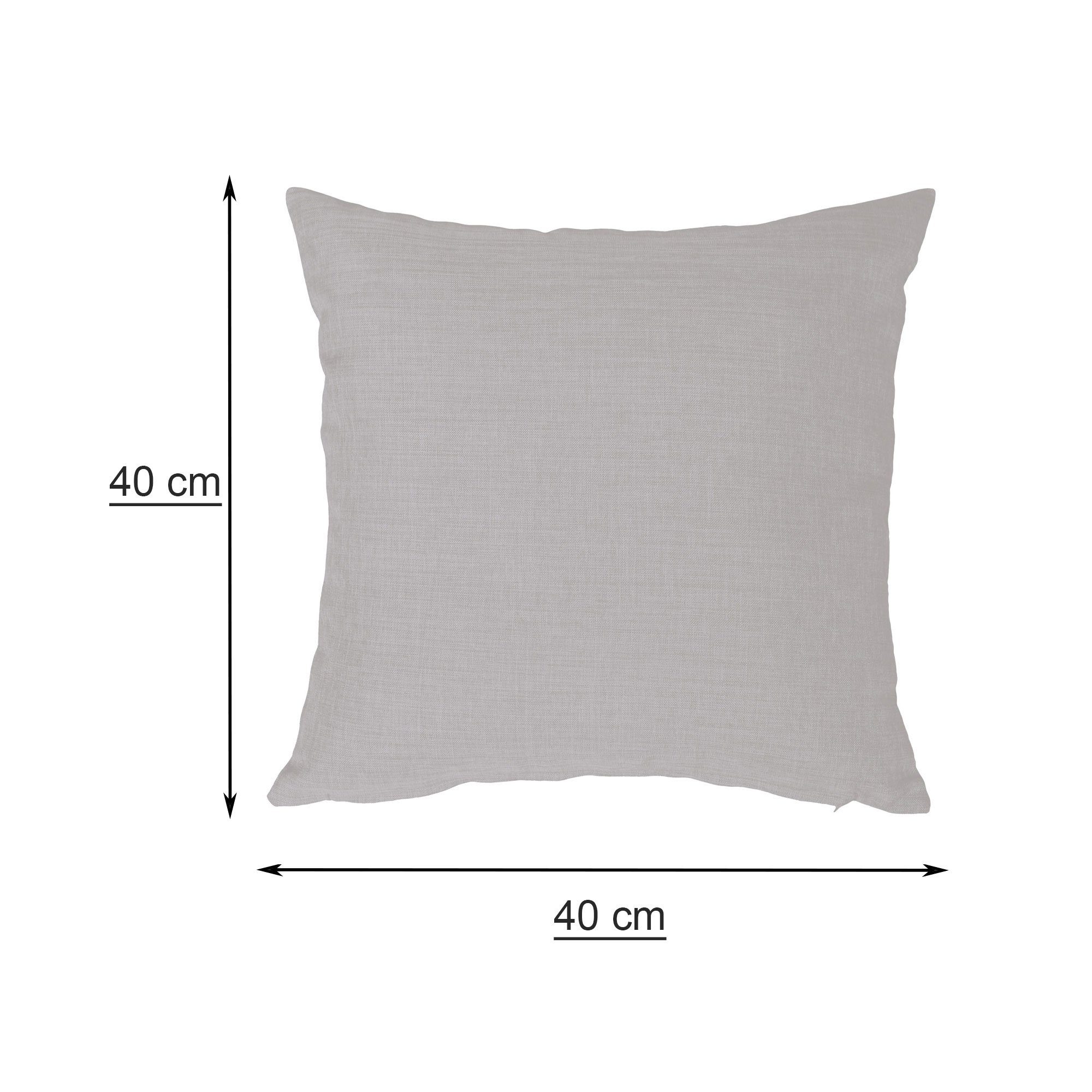 Haus und Deko Kissenbezug Kissenbezug 2er Set Struktur Leinenoptik Kissenhülle Deko Kissen Doppe, (2 Stück)
