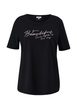 s.Oliver Kurzarmshirt T-Shirt mit Frontprint