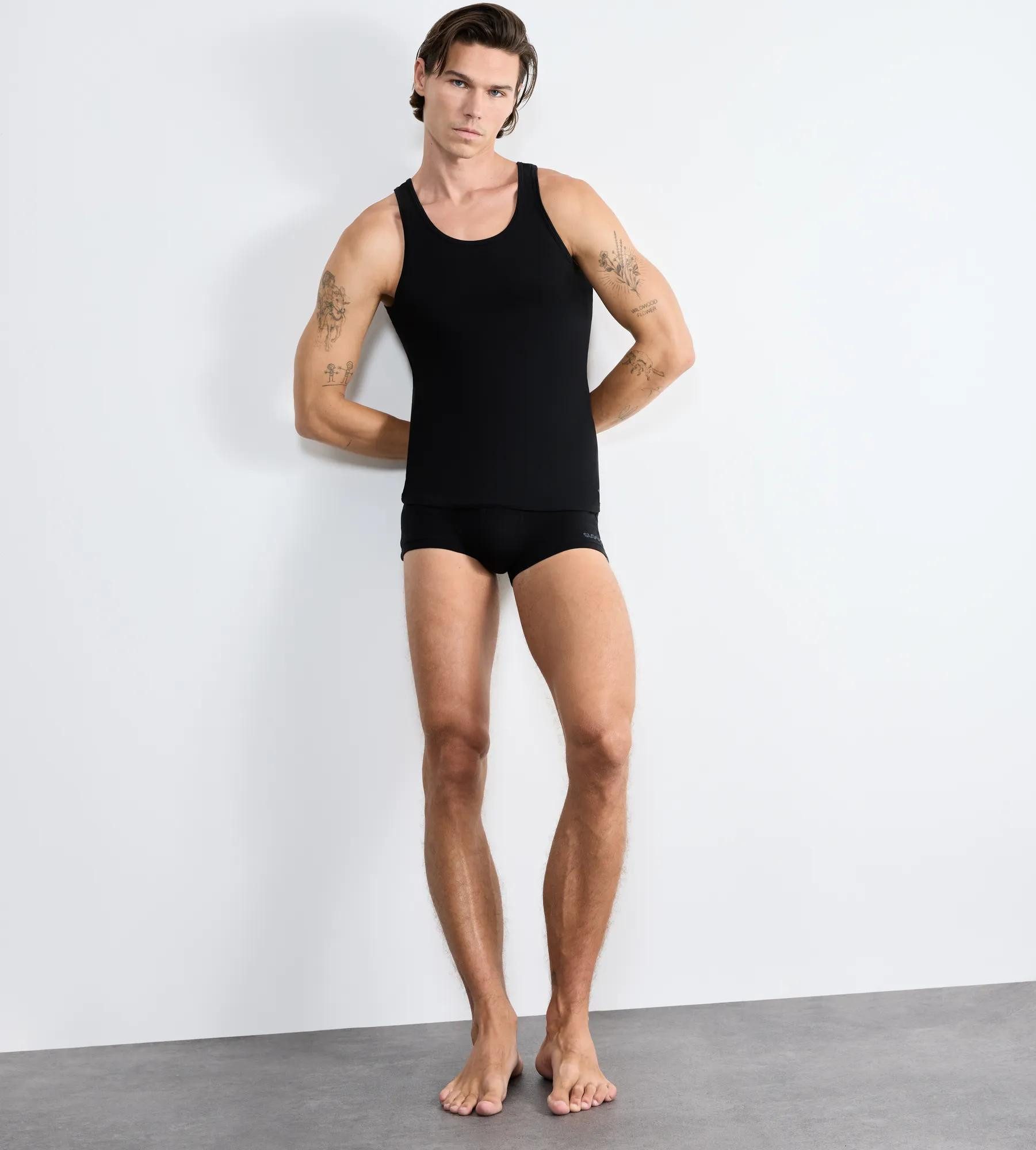 sloggi Tanktop men GO ABC 2.0 (2er Pack) Rundhalsausschnitt, ärmellos, Regular Fit, Baumwollmischung – Bild 5 von 5