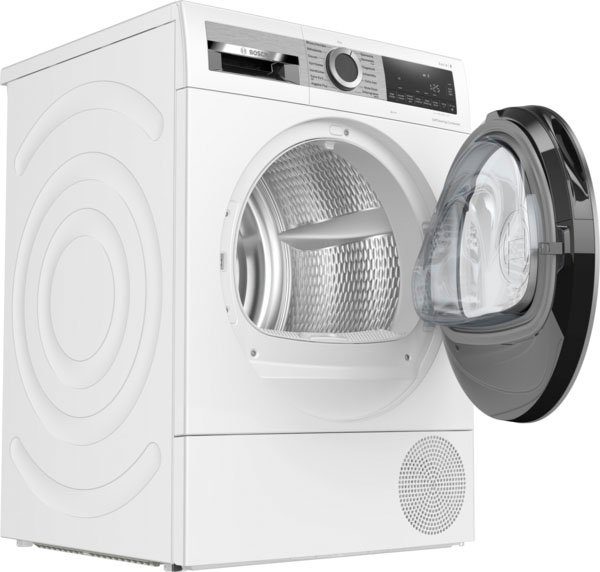 BOSCH Wärmepumpentrockner Serie 6 WQG235D00, Selbstreinigender Kondensator, Halbe Beladung, Reversierende Trommel