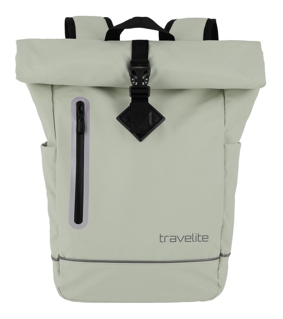 travelite Freizeitrucksack BASICS Roll-Up Rucksack Plane, Arbeitsrucksack Schulrucksack Wanderrucksack Streetpack