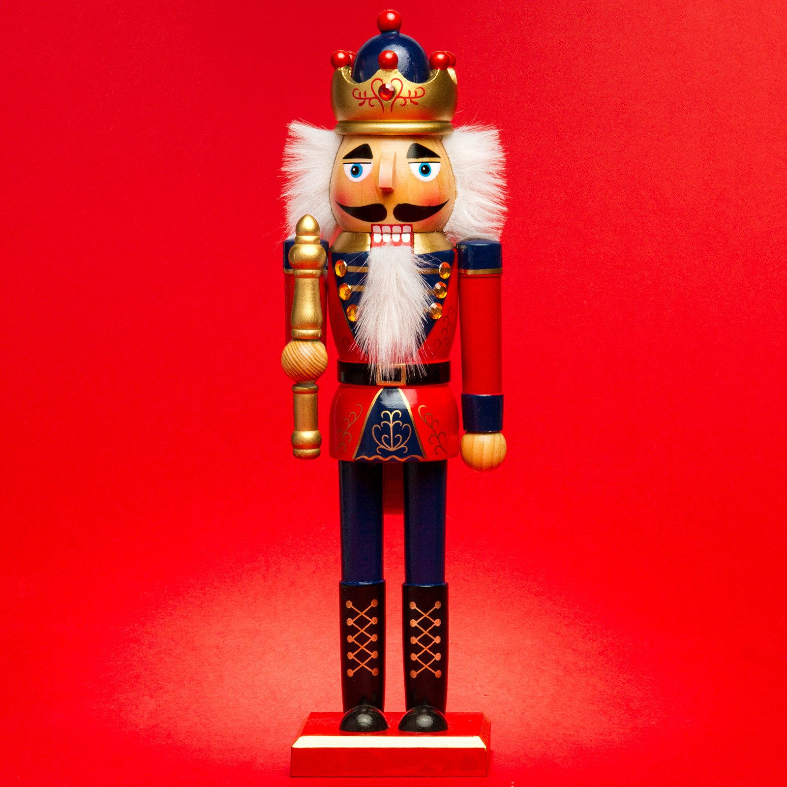 SIKORA Weihnachtsfigur NK-D traditionelle Deko Nussknacker Figur aus Holz H günstig online kaufen