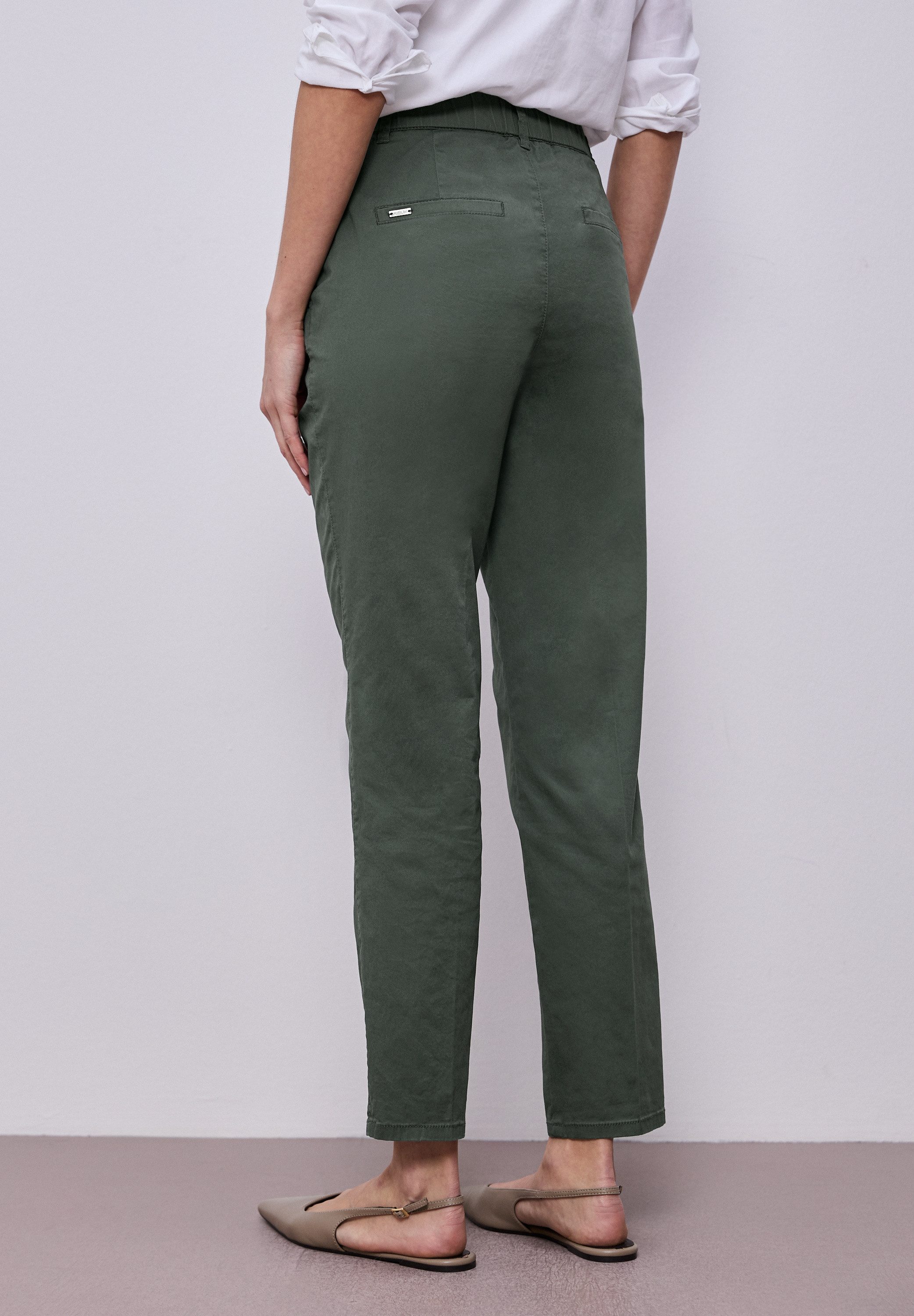 STREET ONE Chinohose aus Twillstoff