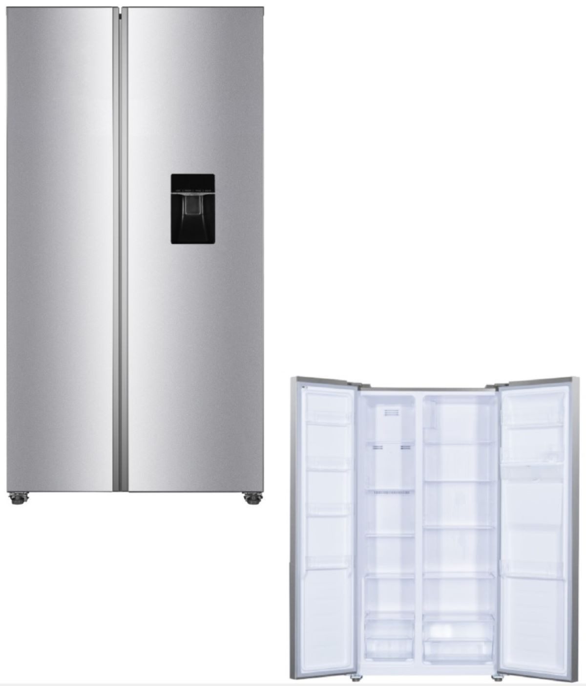 PKM Side-by-Side KHSBS444EIXWD, 90 cm breit, Schnellkühlen-Modus / Schnellgefrieren-Modus / Urlaubsmodus
