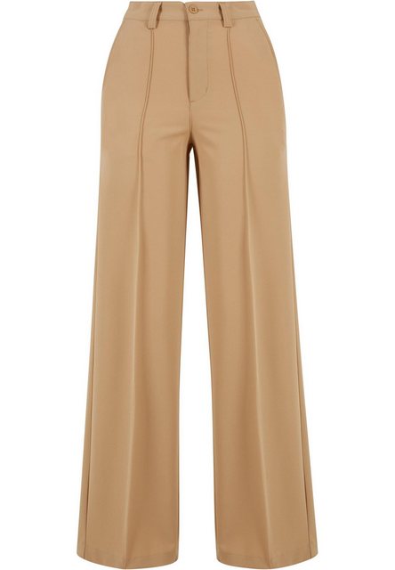 URBAN CLASSICS Stoffhose Urban Classics Damen Ladies Wide Pleated Pants (1- günstig online kaufen