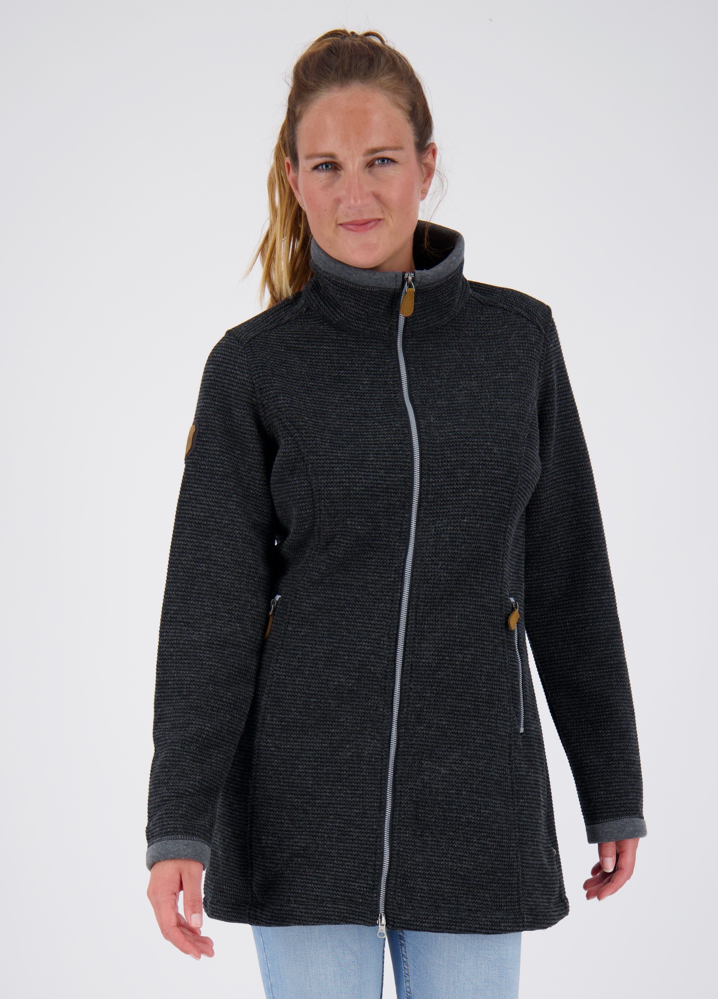 DEPROC Active Strickfleecejacke CS NEW Großen Auch erhältlich Größen in anthrazit AMYWOOD LONG JACKET