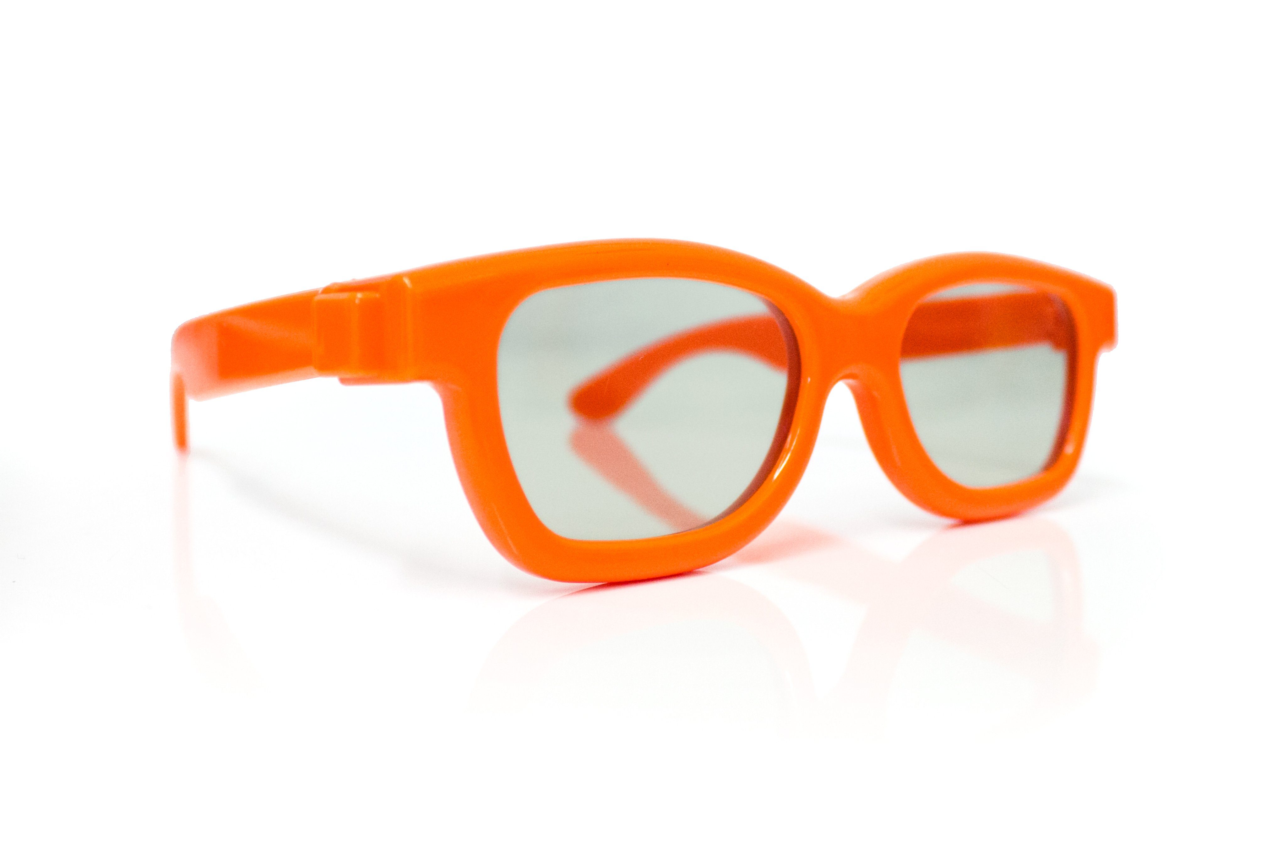 Passive Universale 3D Kinder-Brille orange Cinema 3D 3D-Brille PRECORN für