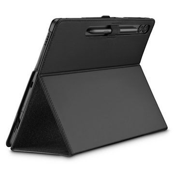 Hama Tablet-Hülle Tablet Case für Samsung Galaxy Tab S9+ und Samsung Galaxy Tab S9 FE 27,9 cm (11 Zoll), Schwarz, 12,4 Zoll, Tablet Tasche mit Standfunktion, elegantes Design