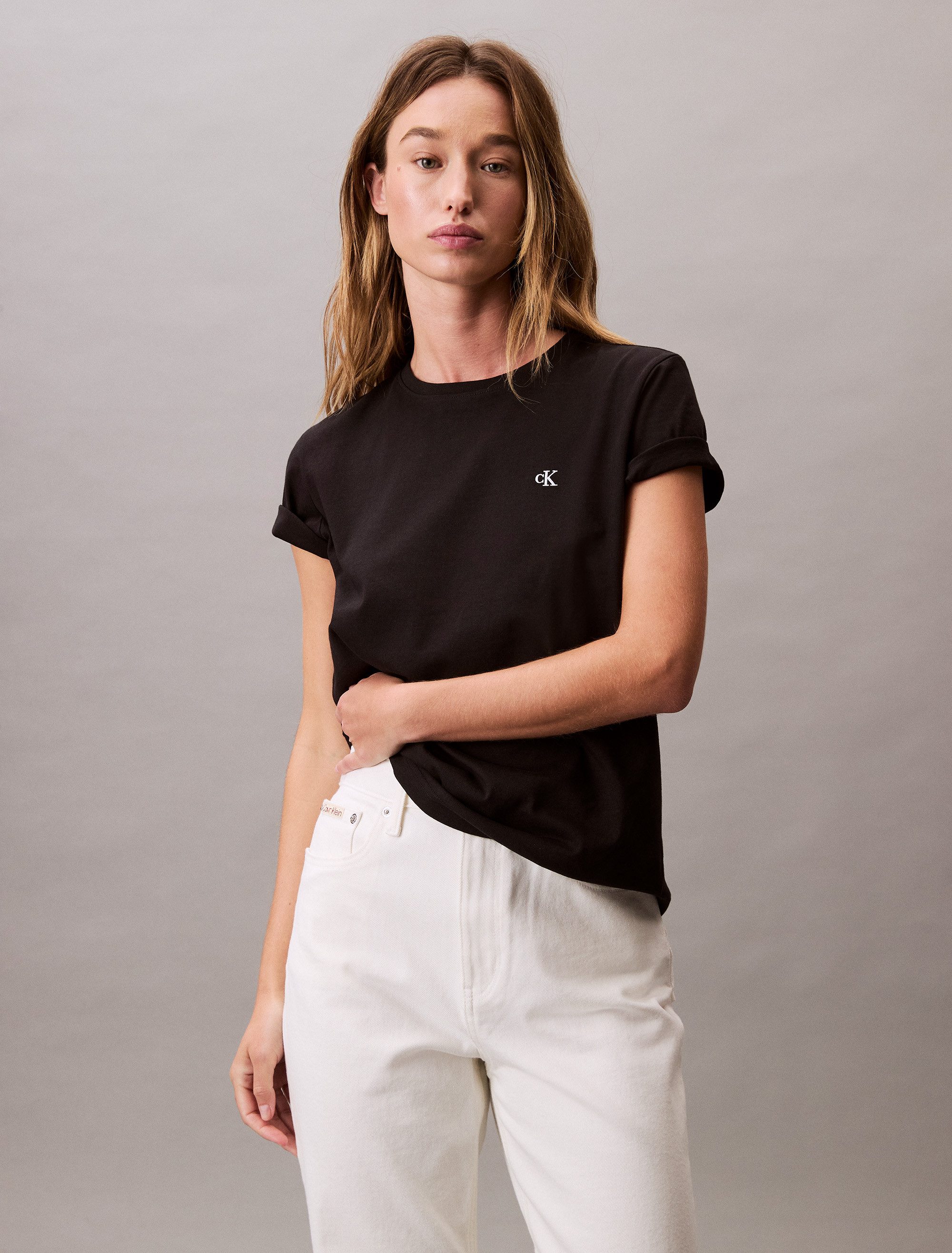 Calvin Klein Jeans T-Shirt Archive Jersey Crew Tee EU Mit Rundhalsausschnitt