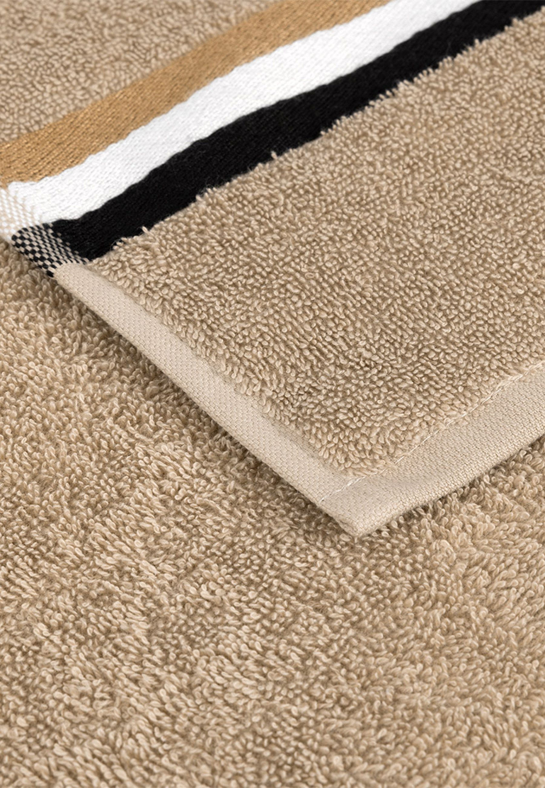 BOSS Home Handtuch BLINEA, Frottier (1-St), mit Label-Applikationen