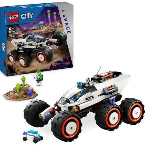 LEGO® Konstruktionsspielsteine Weltraum-Rover mit Außerirdischen (60431), LEGO City, (311 St), Made in Europe