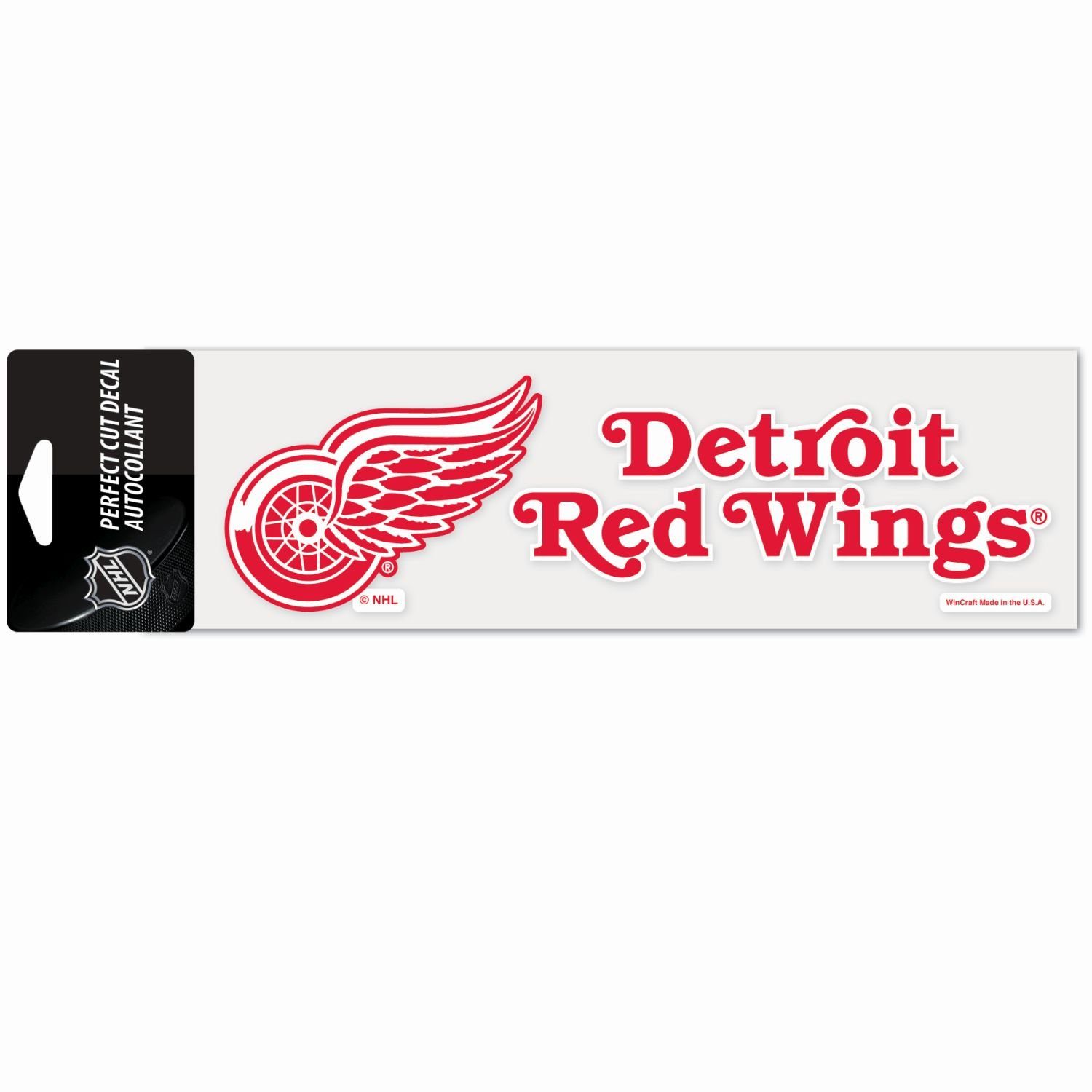 WinCraft NHL Cut Red Wings Aufkleber Detroit Wanddekoobjekt 8x25cm Perfect