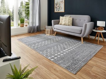 Teppich La Rochelle, Andiamo, rechteckig, Höhe: 7 mm, Boho-Skandinavischer Stil, Hoch-Tief Effekt, modern, Wohnzimmer