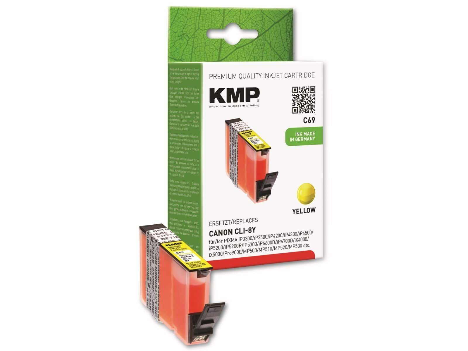 KMP KMP Tintenpatrone kompatibel für Canon CLI-8Y Tintenpatrone