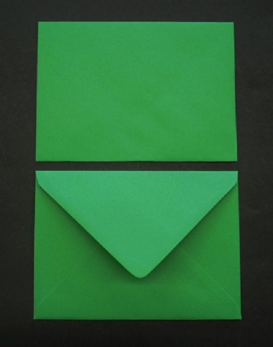 Blanke Briefhüllen Briefumschlag Конверты C6 100g/qm gummiert VE=100 Stück dunkelgrün.
