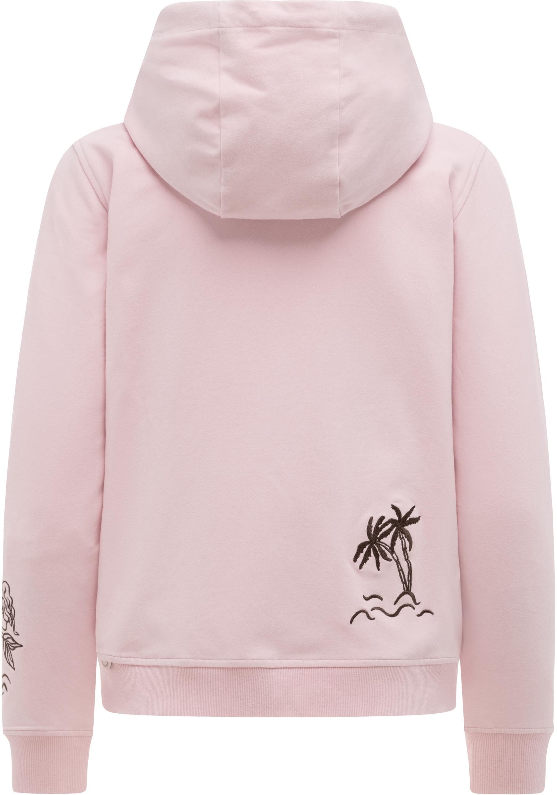 Ragwear Sweatjacke Parya Embro Damen Zipper mit Stickereien