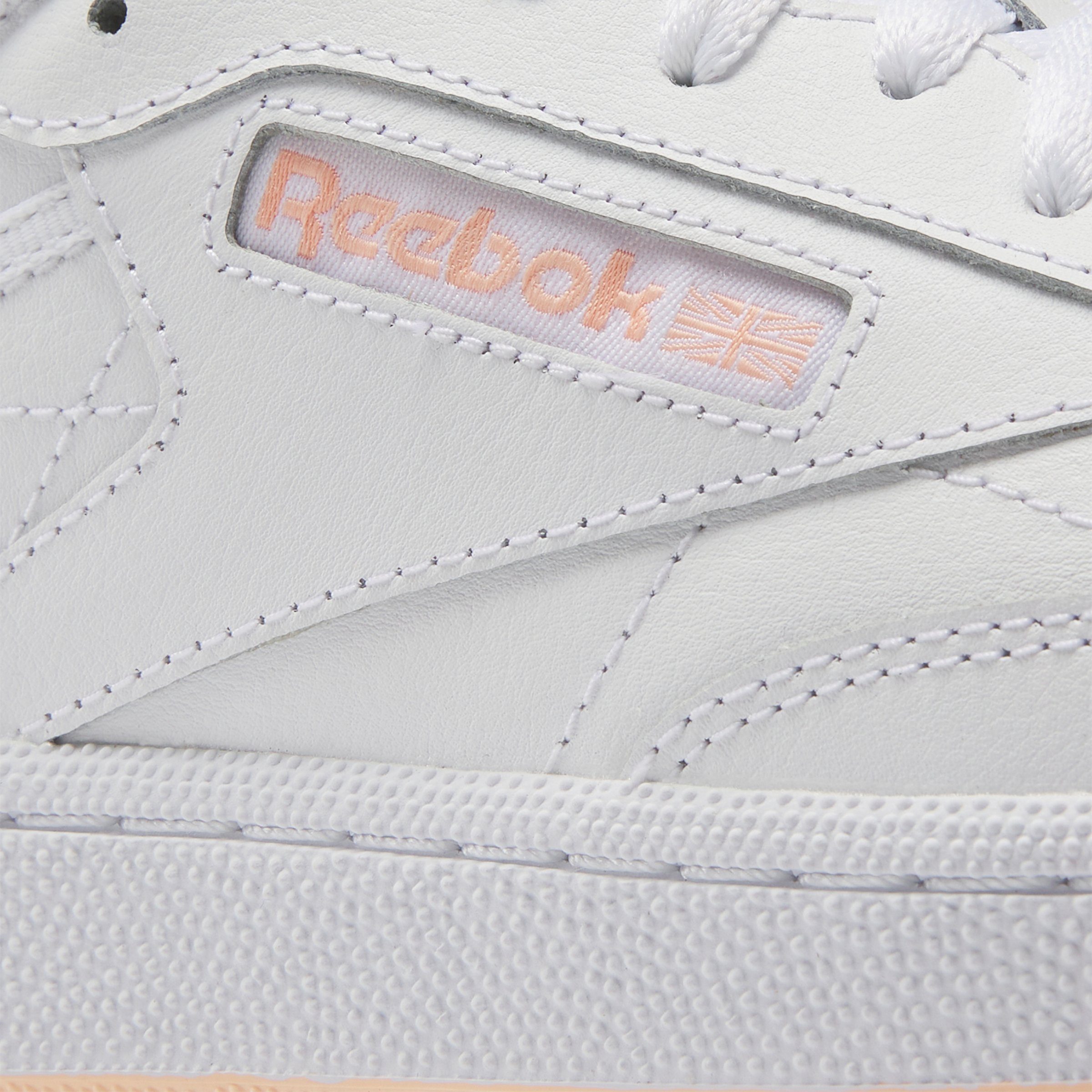 85 Sneaker Reebok weiß-gold Classic C CLUB