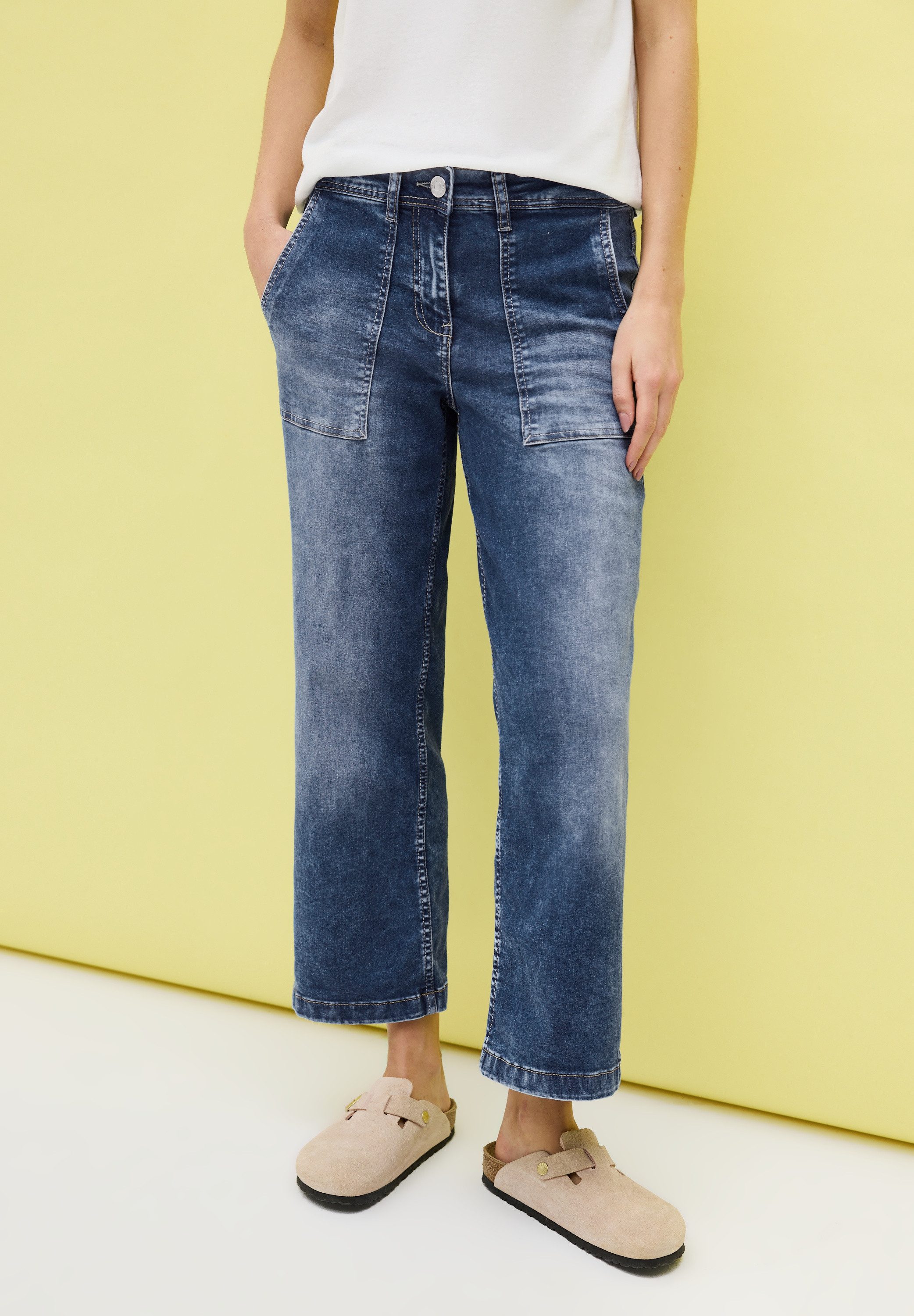 CECIL Loose-fit-Jeans High Waist