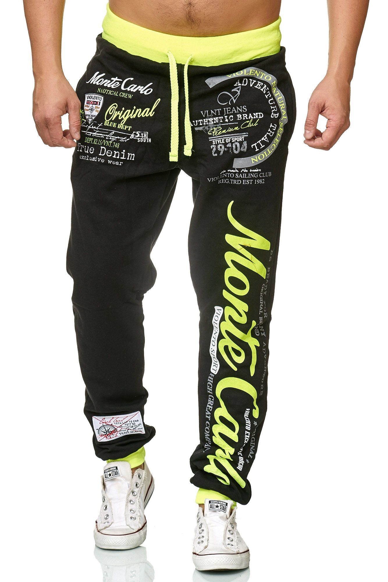 L.gonline Jogginghose Herren Jogginghose, Freizeithose, Sporthose, Monte Carlo 592 (Sweatpants, 1-tlg., im modischem Design) Fitness Freizeit Casual