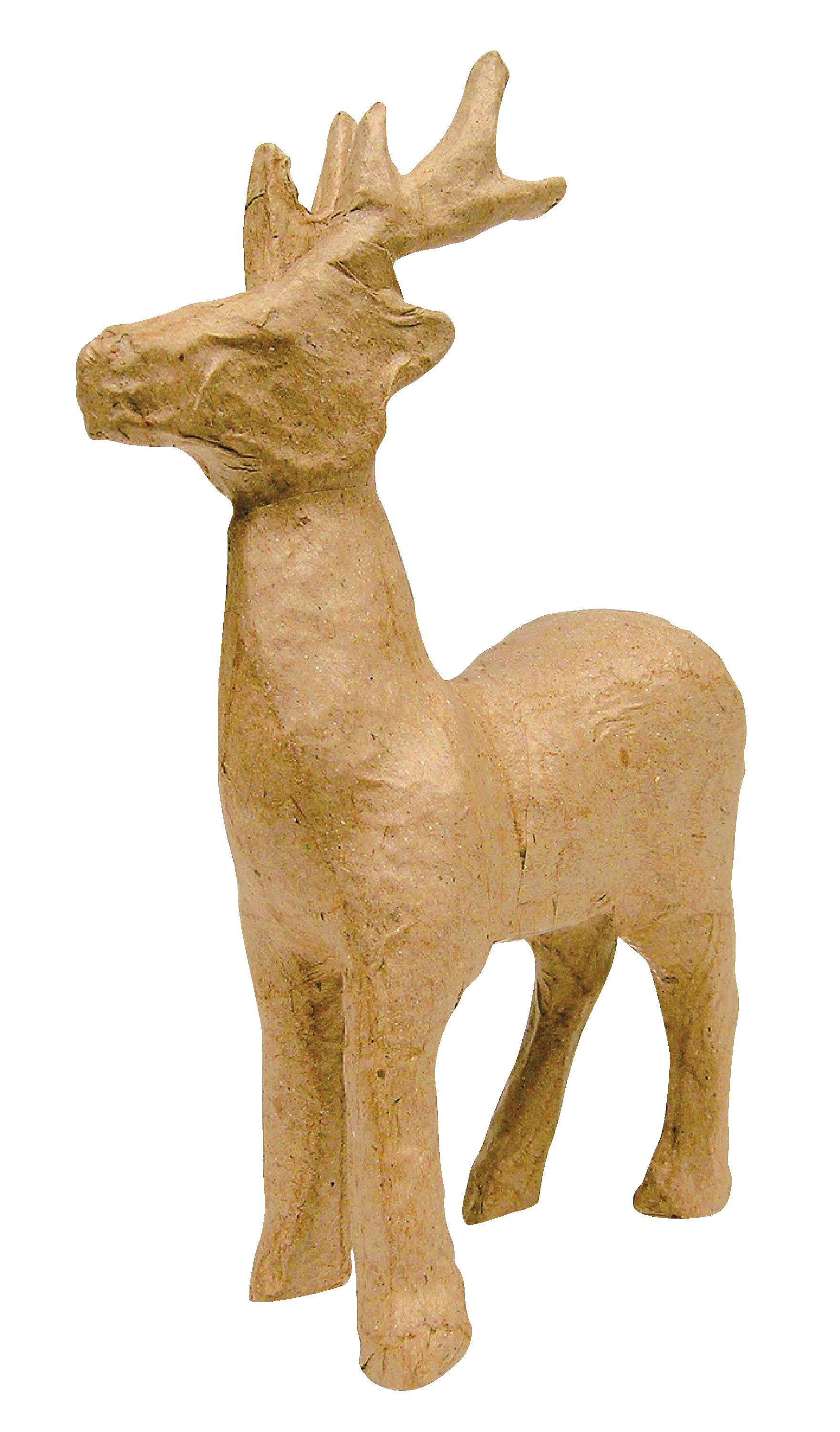 décopatch Dekofigur Rentier Pappmaché, 15 cm. € 7,54