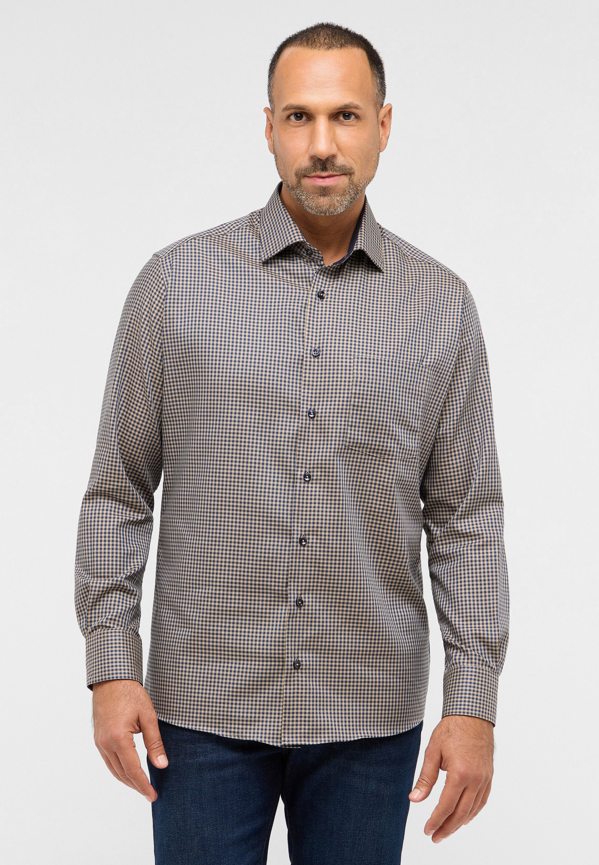 Eterna Langarmhemd MODERN FIT NON IRON günstig online kaufen
