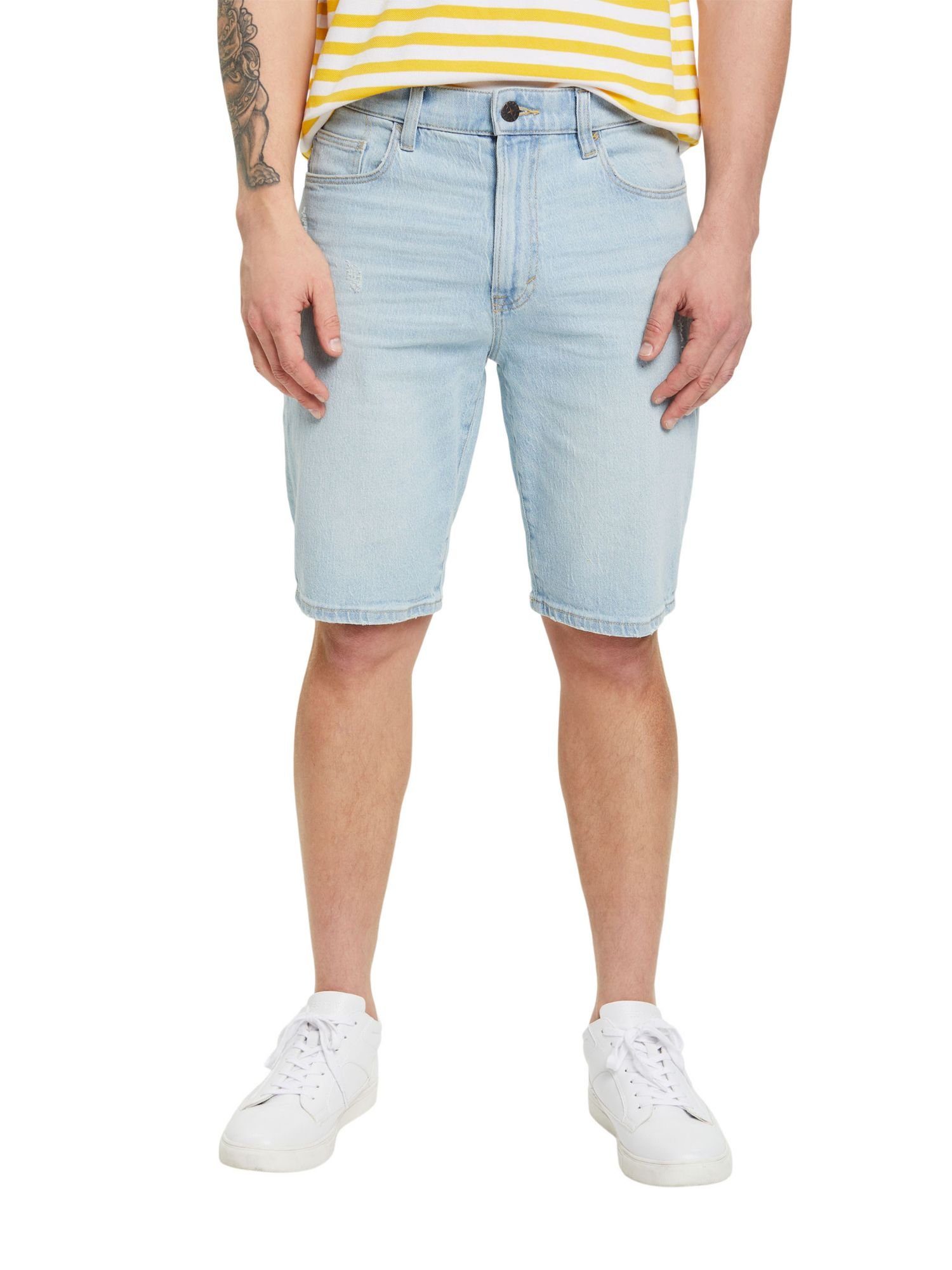 BLEACHED Jeans-Bermudashorts by BLUE edc Jeansshorts Esprit