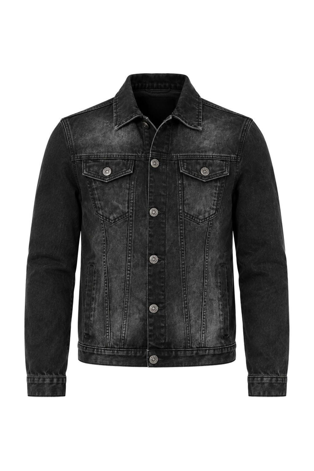 Cipo & Baxx Jeansjacke CJ289 mit Knopfleiste – Bild 2 von 5