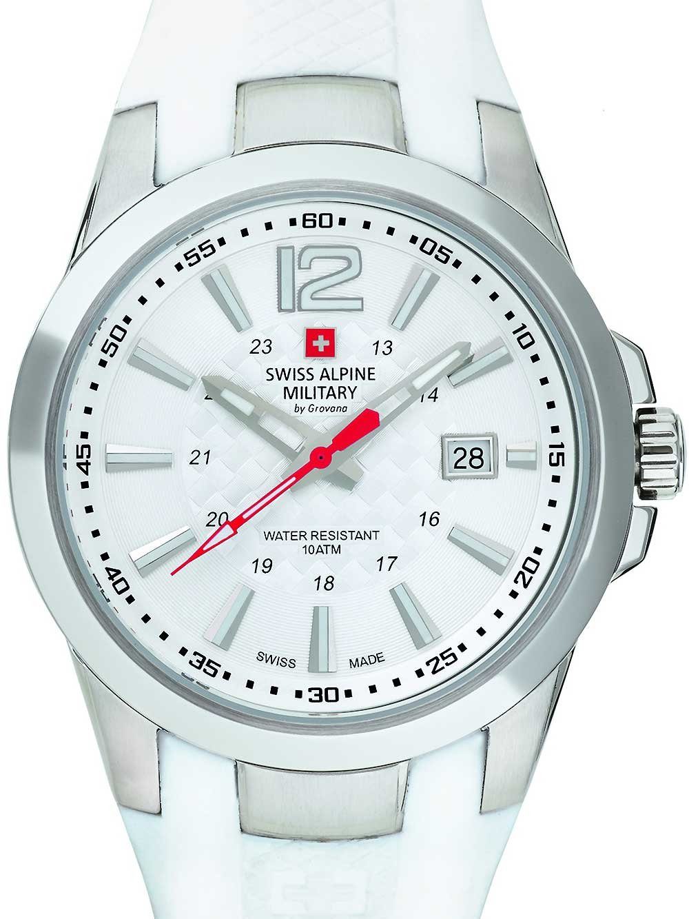 Swiss Alpine Military Quarzuhr Swiss Alpine Military 7058.1833 Sport Herrenuhr 43mm 10ATM Swiss Alpine Military 7058.1833 Sport Herrenuhr 43mm 10ATM