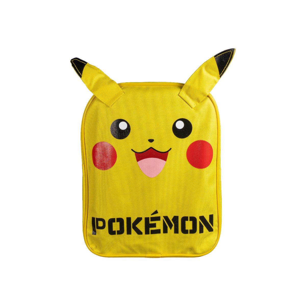 POKÉMON Kinderrucksack Kinder Rucksack 30 cm groß Gelb mit Pikachu Gesicht und Ohren (1-tlg)