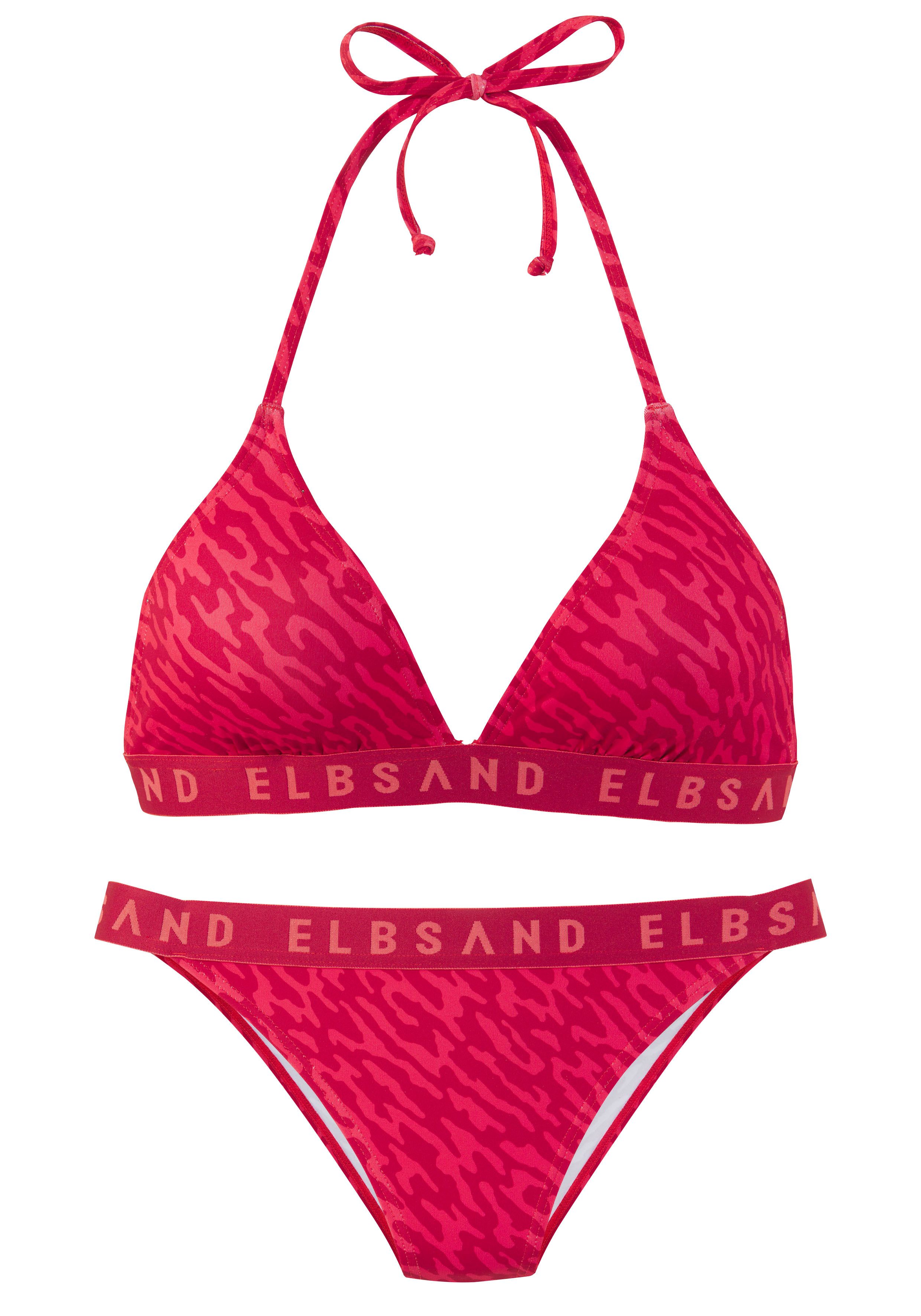 Elbsand Triangel-Bikini mit Markenschriftzug günstig online kaufen