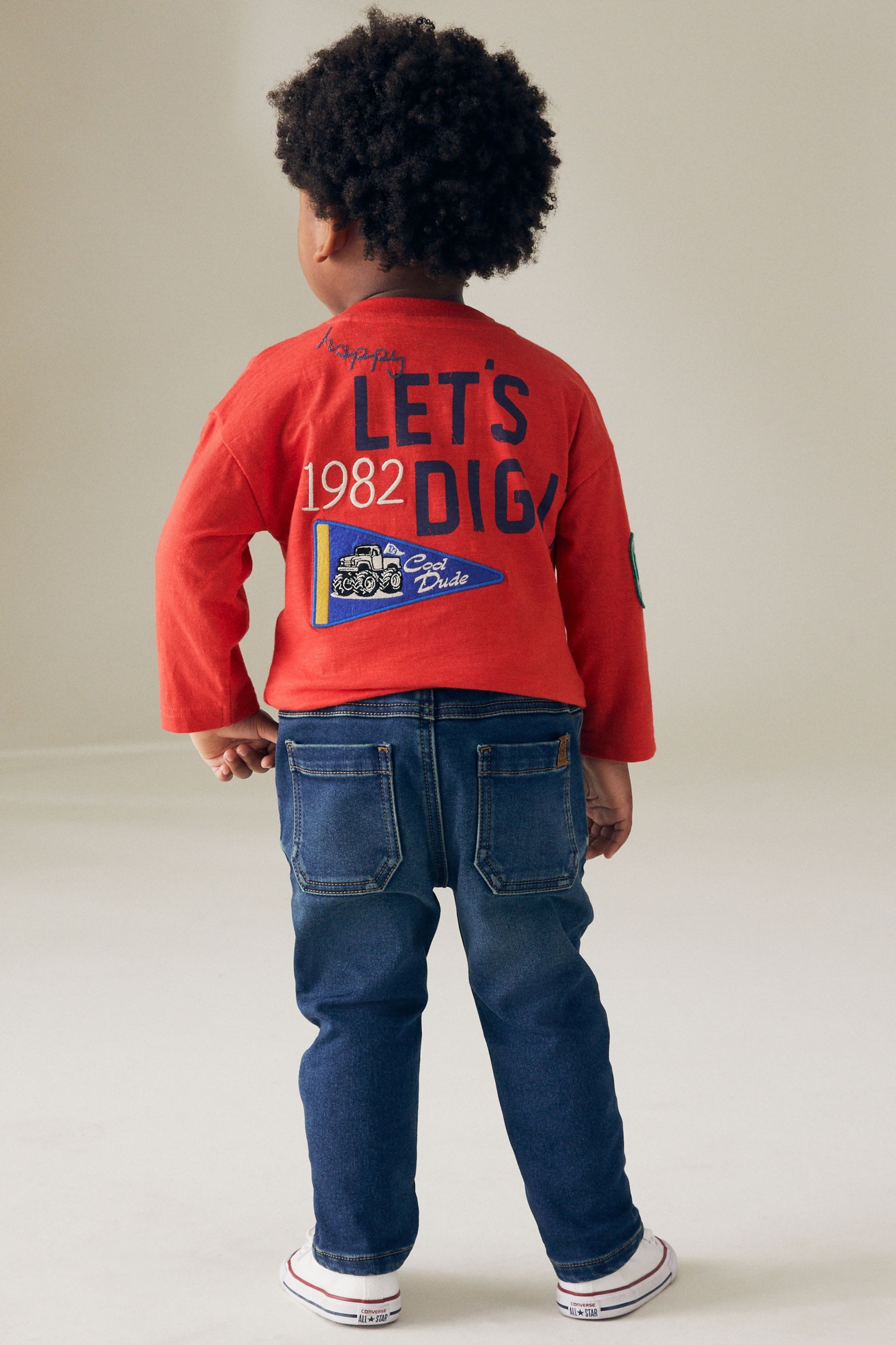 Next Schlupfjeans Superweiche Jeans mit Stretch zum Hineinschlüpfen (1-tlg) – Bild 2 von 4