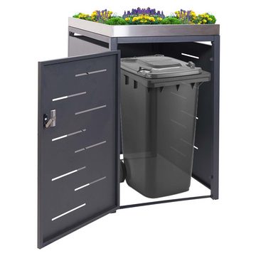 MCW Mülltonnenbox MCW-H40, Abschließbar, Für Mülltonnen mit 80 bis 240 Liter Fassungsvermögen