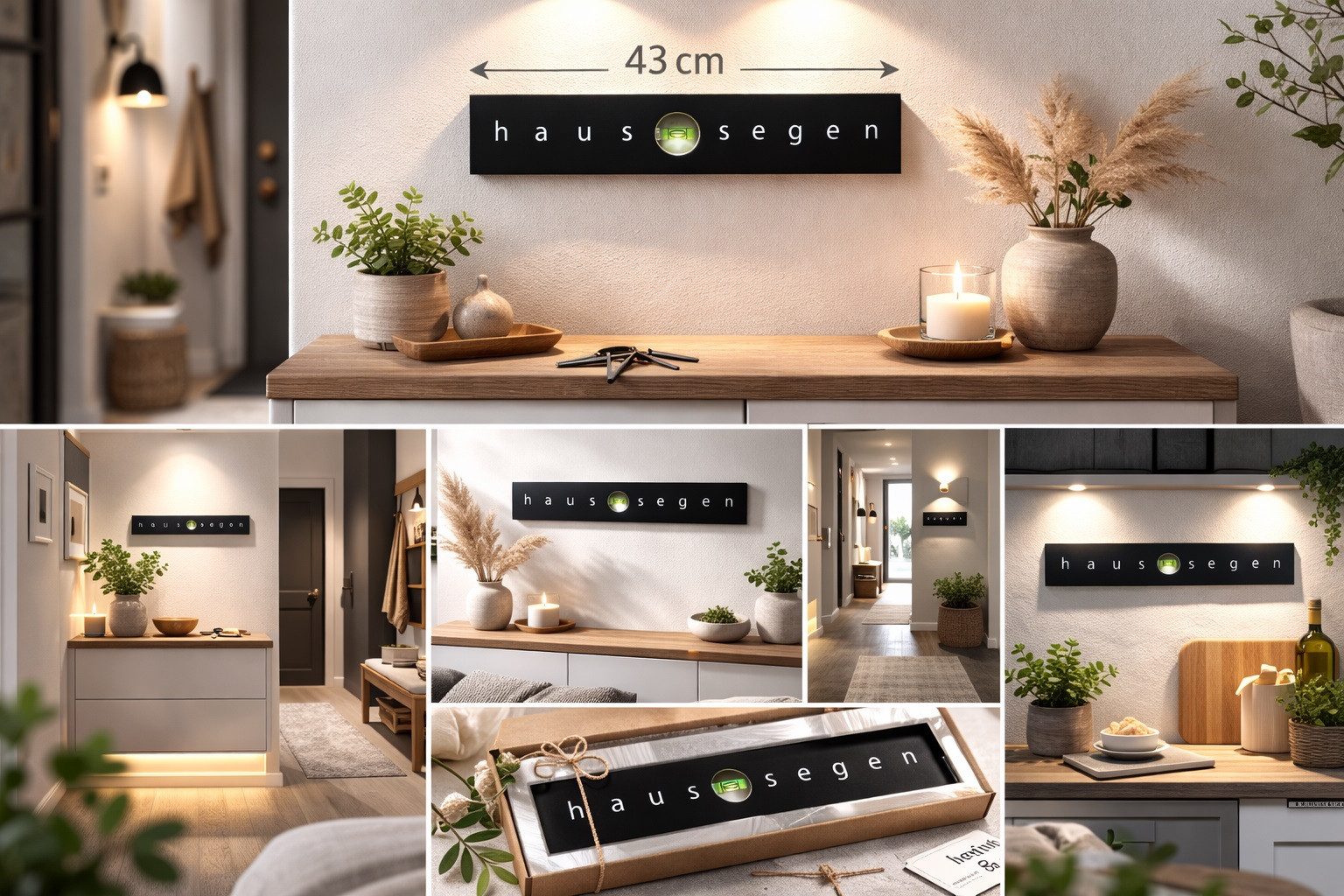 CATdesign Deko-Schriftzug Haussegen weiß Geschenk Hochzeit, originelle Geschenkidee Brautpaar