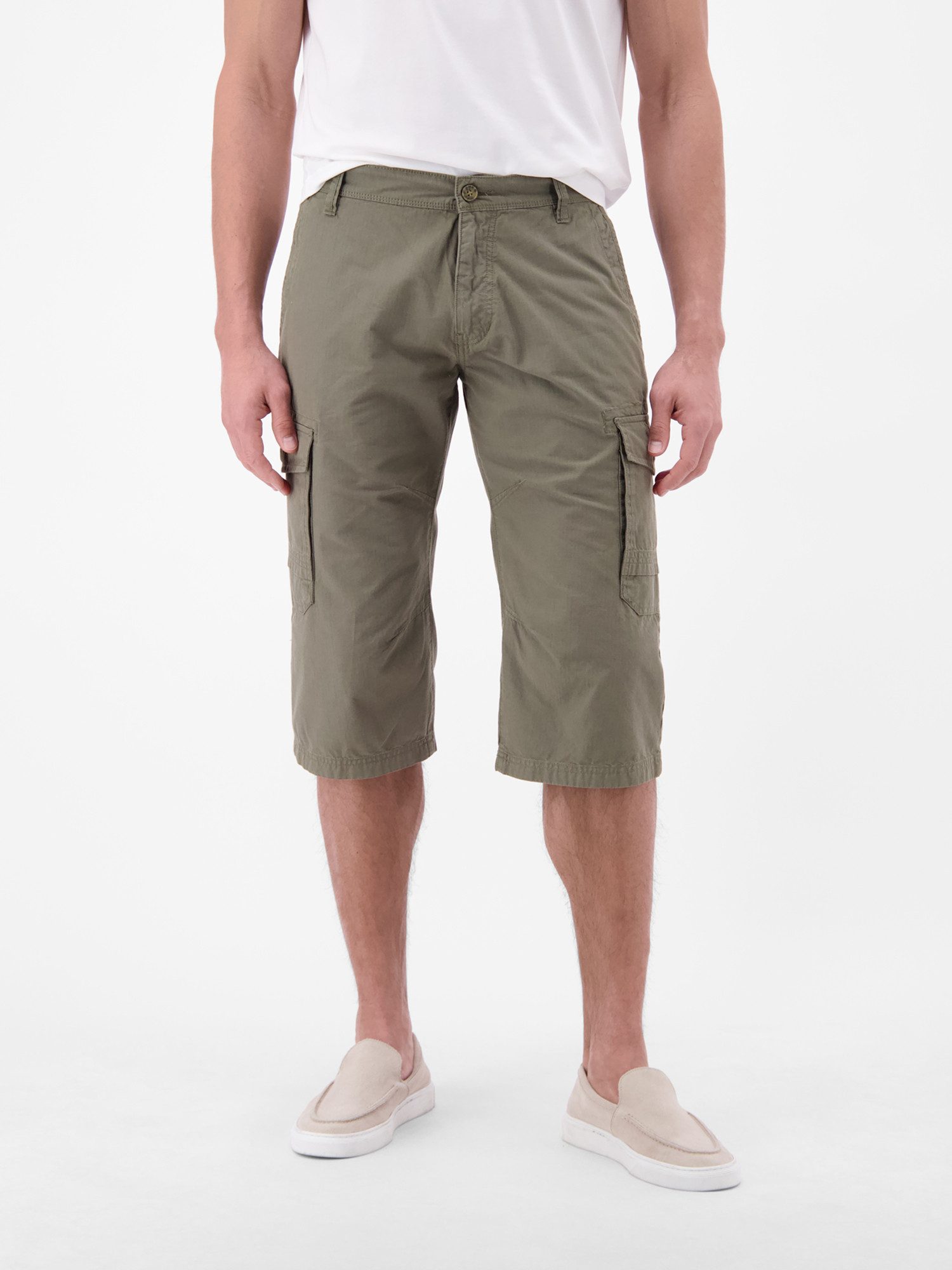 LERROS Cargoshorts Bermuda mit Cargotaschen, lang geschnitten