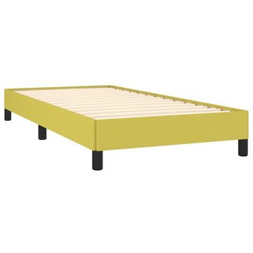 furnicato Bett Bettgestell Grün 90x200 cm Stoff