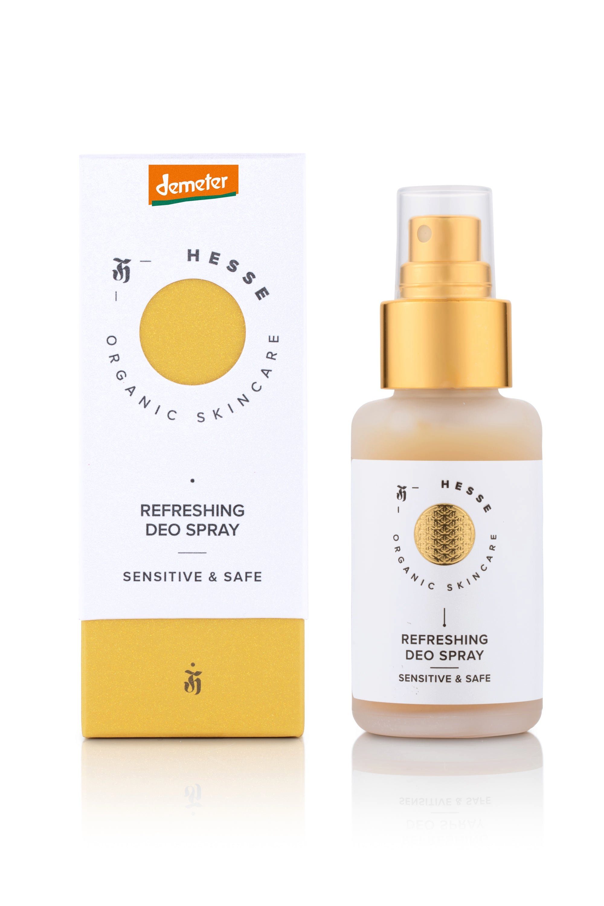 Hesse Organic Skincare Deo-Spray REFRESHING DEO SPRAY – SENSITIVE & SAFE