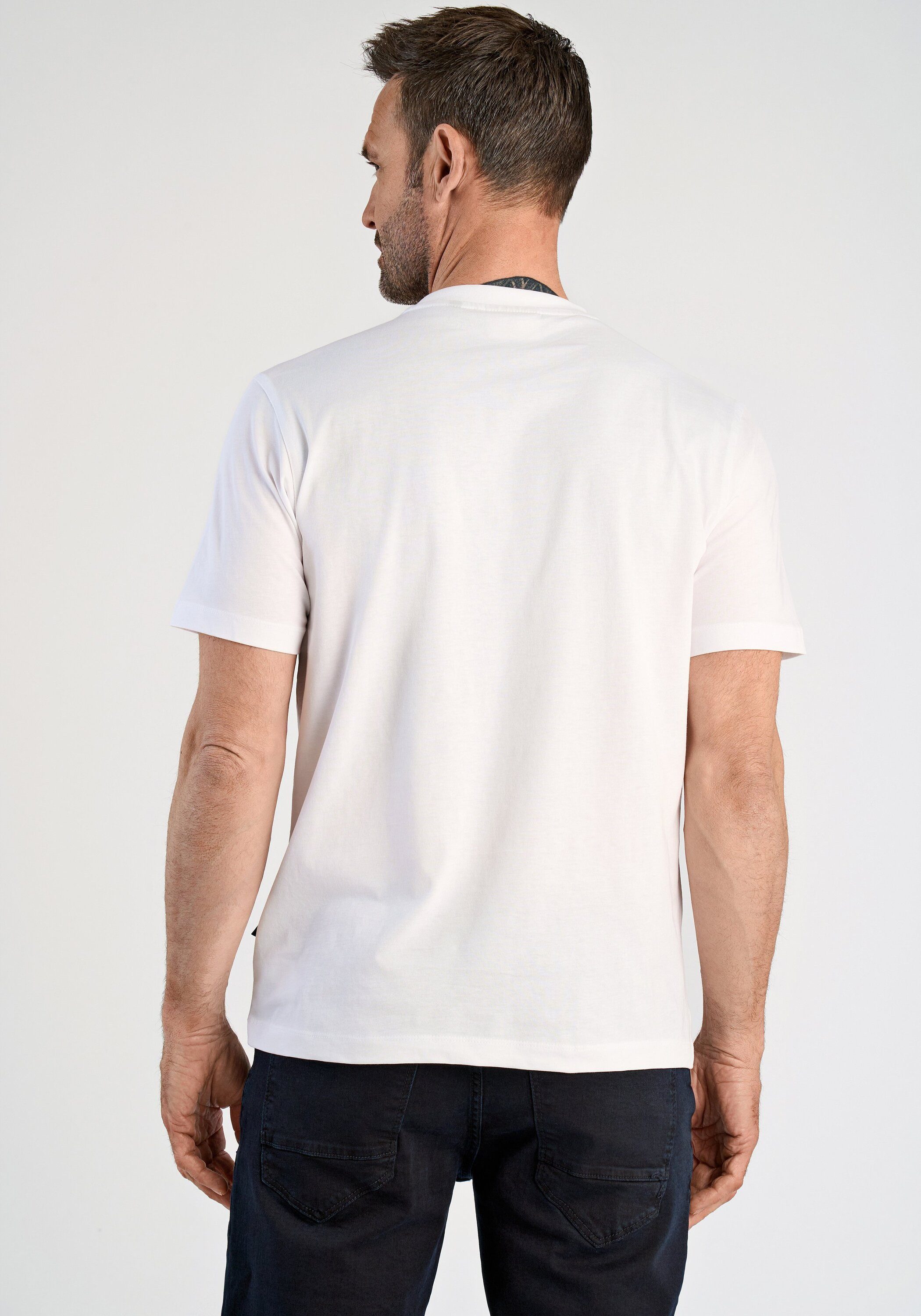 BISON Kurzarmshirt T-Shirt (Kurzarm) Comfort Fit