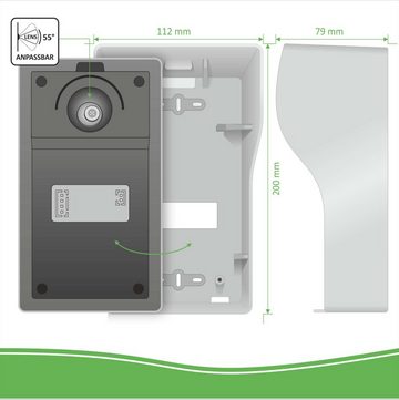 Elro DV477IP3 Video-Türsprechanlage (Innenbereich, Außenbereich, 4-tlg., Video Gegensprechanlage mit 3 Monitoren und App)
