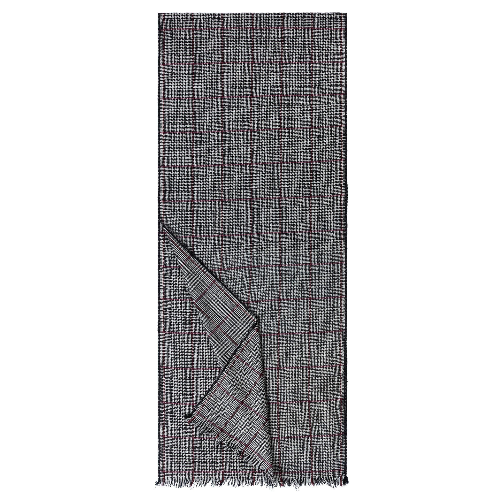 Roeckl Schal FINE CHECK, Karierter Wollschal