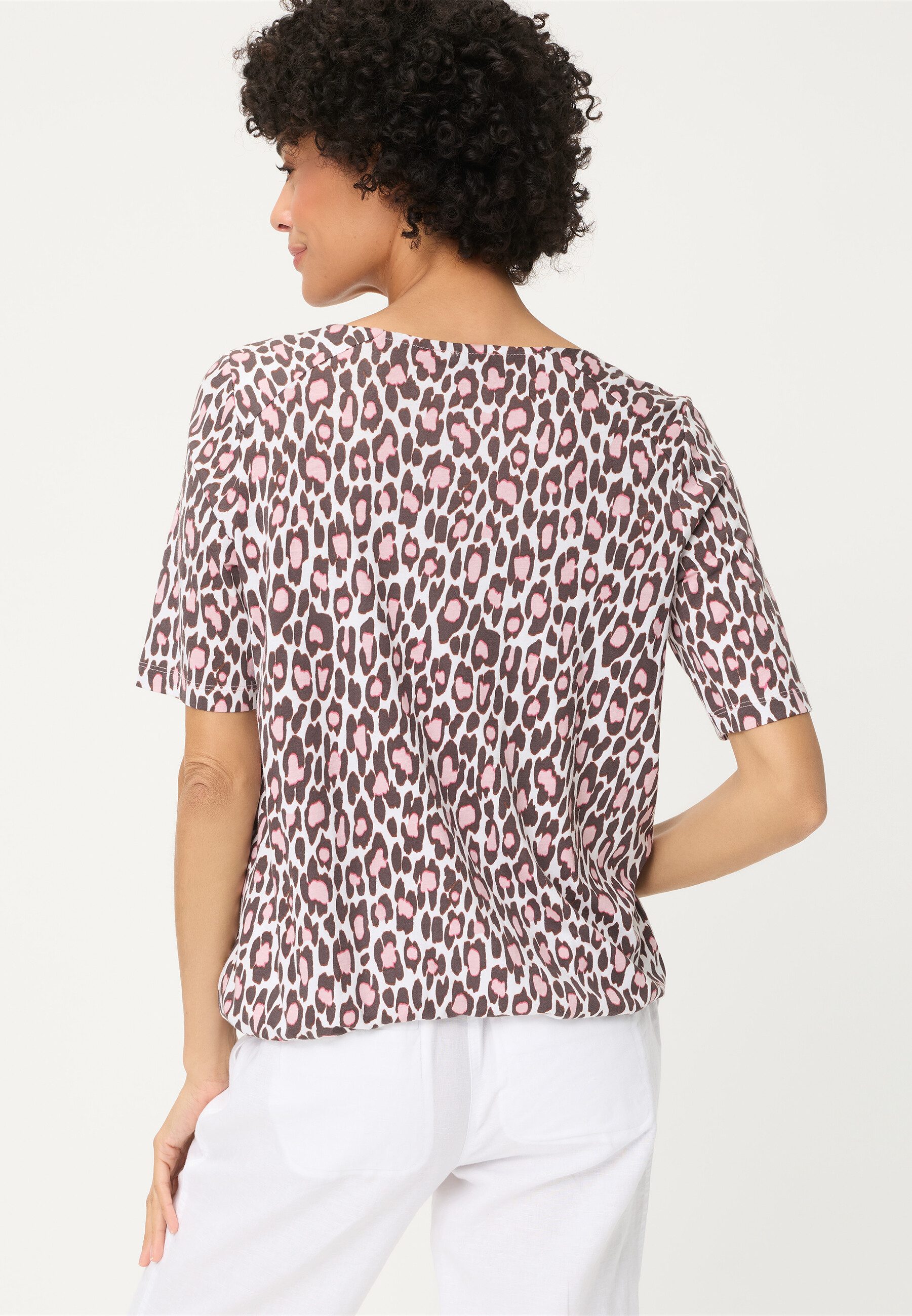 Olsen Shirt mit Allover-Dessin