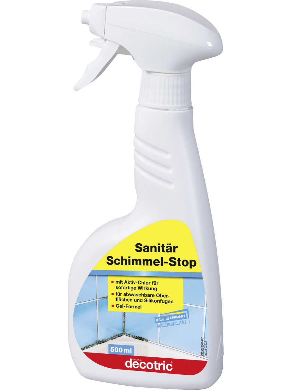 decotric® Decotric Sanitär Schimmel-Stop 500 ml Засіб для видалення цвілі